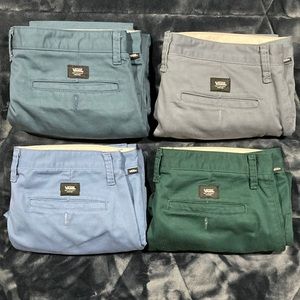 Vans Authentic Chino Stretch pants (lot of 4)
